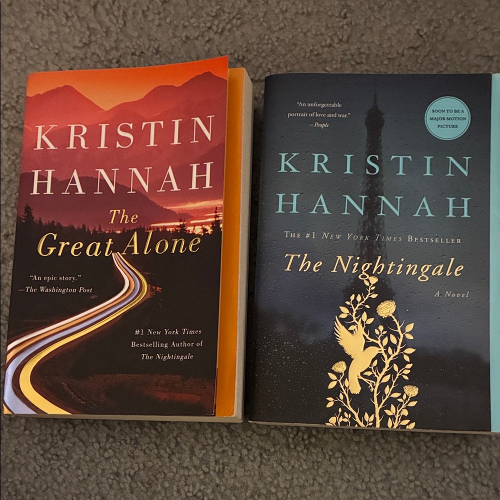 Book Set - Kristin Hannah - The Great Alone & The Nightingale